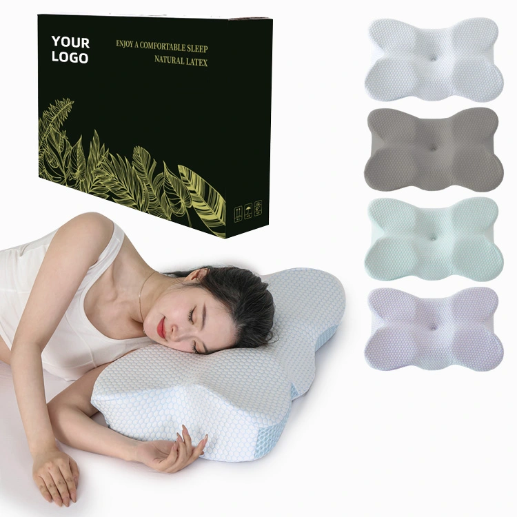 Bantal busa memori ergonomik berbentuk khas
